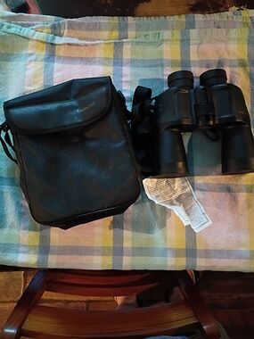 Tasco Black Men's Binoculars Case with Shoulder Strap